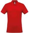 KB254 K254 Kariban Short Sleeve Piqué Polo Shirt Red colour image